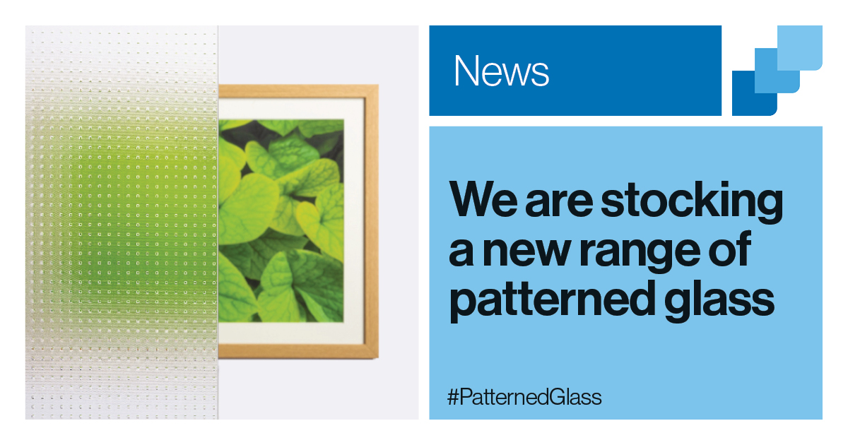 A cover image for a piece about Clayton Glass' new range of patterned glass options.