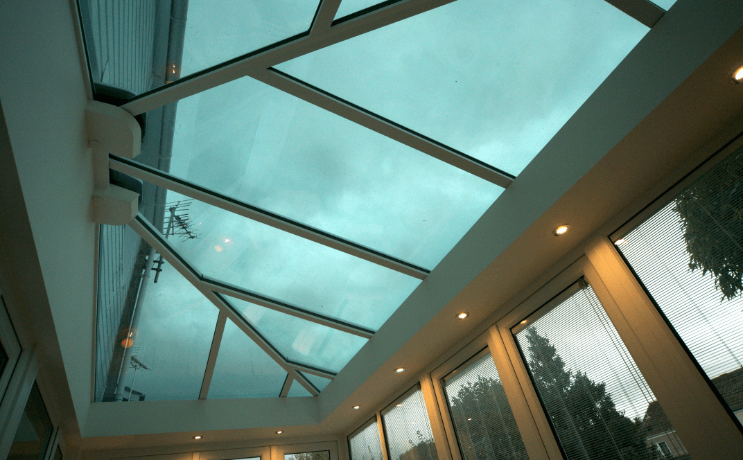 A SMARTGLASS conservatory, fitted with a SMARTGLASS Ultra 86 roof.