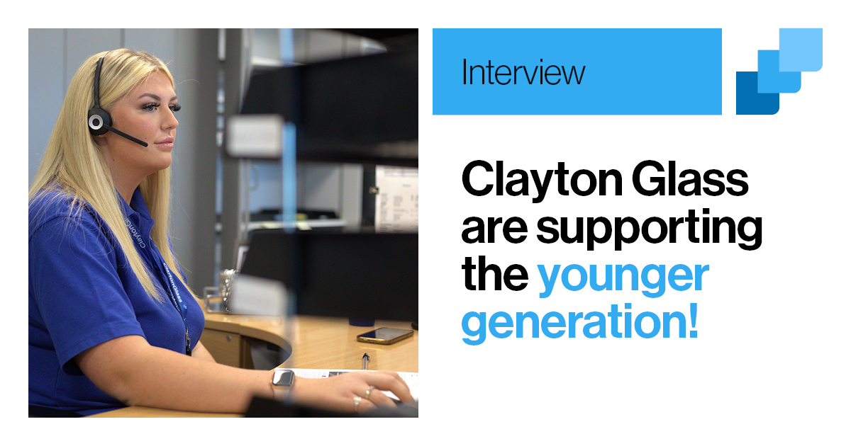 A cover image for a piece about Clayton Glass' approach to supporting the younger generation of workers.