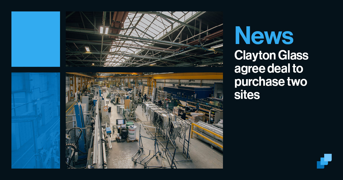 A cover image for a piece about Clayton Glass' acquisition of two sites.