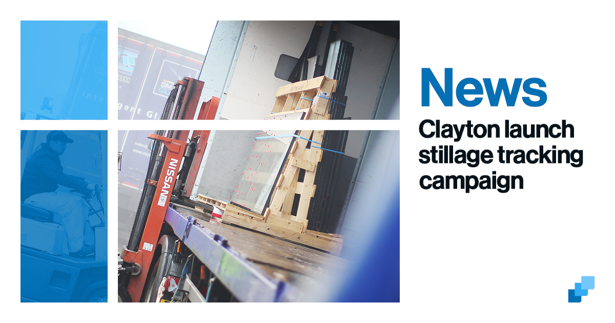 A cover image for a piece about the launch of clayton glass' stillage tracking campaign.