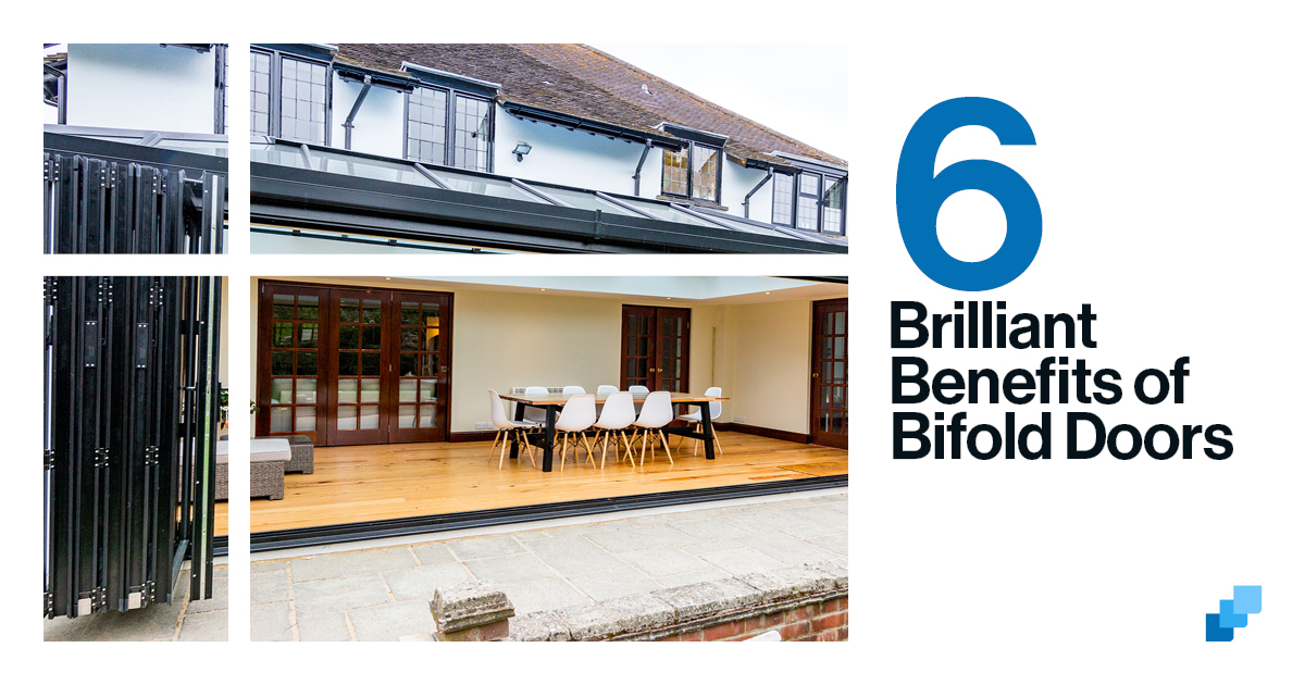 A cover image for a piece about the benefits of bifold doors.