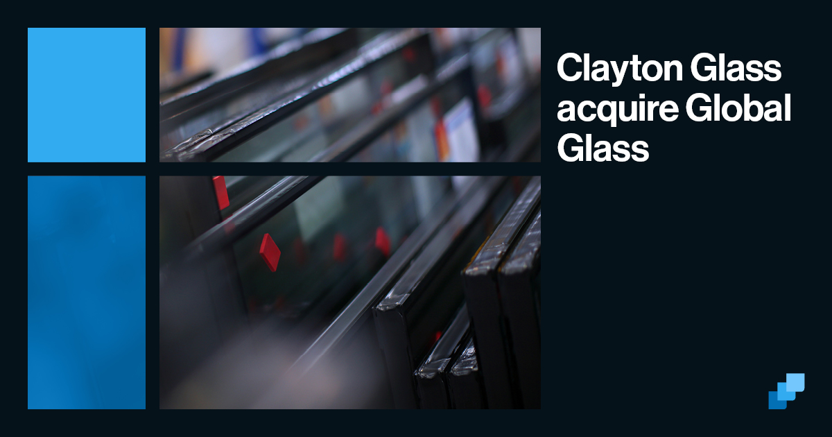 A cover image for a piece about Clayton Glass' acquisition of Global Glass.