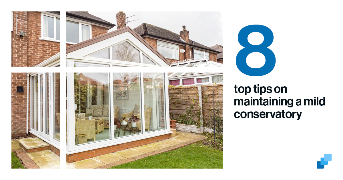 A cover image for a piece about maintaining a mild conservatory.