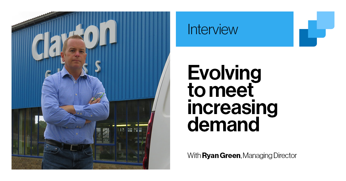 A cover image for a piece about evolving to meet increasing demand, featuring Ryan Green.